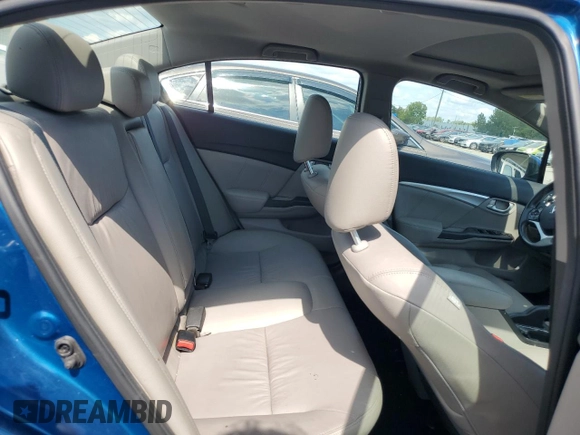2015 Honda Civic Sedan EX-L with VIN 2HGFB2F96FH504029, listed as a Copart auction lot 66495164 with 142,837 mi miles and Salvage Title. Bid and sale history available at carsss.com. Image 10.