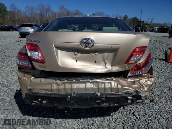 2011 Toyota Camry LE with VIN 4T1BF3EK3BU774155, listed as a Copart auction lot 49816165 with 192,858 mi miles and Salvage Title. Bid and sale history available at DreamBid. Image 6.