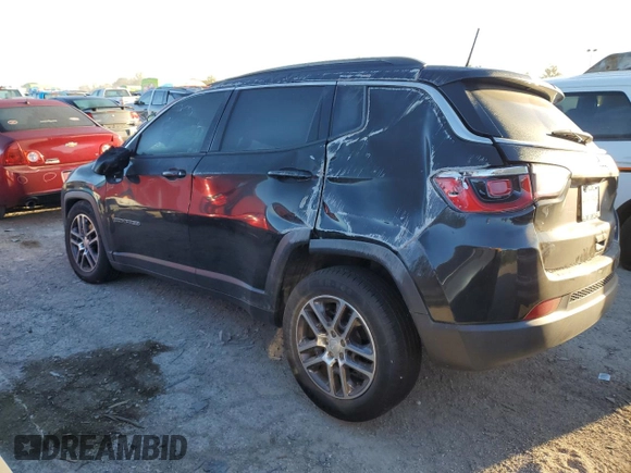 2019 Jeep Compass Altitude with VIN 3C4NJCBB4KT685886, listed as a Copart auction lot 74111314 with 24,455 mi miles and Salvage Title. Bid and sale history available at carsss.com. Image 2.