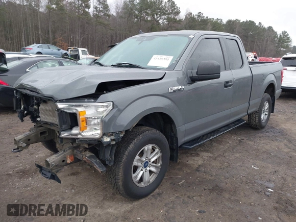 2020 Ford F-150 XL with VIN 1FTFX1E59LFC27298, listed as a IAAI auction lot 41439395 with 93,667 mi miles. Bid and sale history available at carsss.com. Image 2.