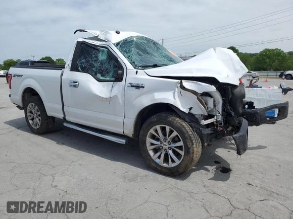 2016 Ford F-150 XL with VIN 1FTMF1C8XGKD36678, listed as a Copart auction lot 54165755 with 109,829 mi miles and Salvage Title. Bid and sale history available at DreamBid. Image 4.