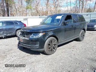 2019 Land Rover Range Rover HSE with VIN SALGS2SV6KA567560, listed as a IAAI auction lot 41728822 with 58,448 mi miles and . Bid and sale history available at DreamBid. Image 2.