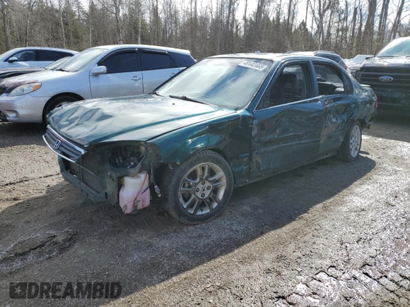 1999 Honda Civic z VIN 2HGEJ6685XH916327, wystawiony jako Copart lot #49142465 z przebiegiem 149 067 mil mil oraz Czysty tytuł • Clean title. Historia ofert i sprzedaży dostępna na DreamBid. Obrazek 1.