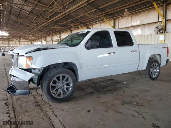 2008 GMC Sierra 1500 SLE1 with VIN 3GTEK13J48G311187, listed as a Copart auction lot 43784715 with 105,856 mi miles and Salvage Title. Bid and sale history available at carsss.com. Image 1.