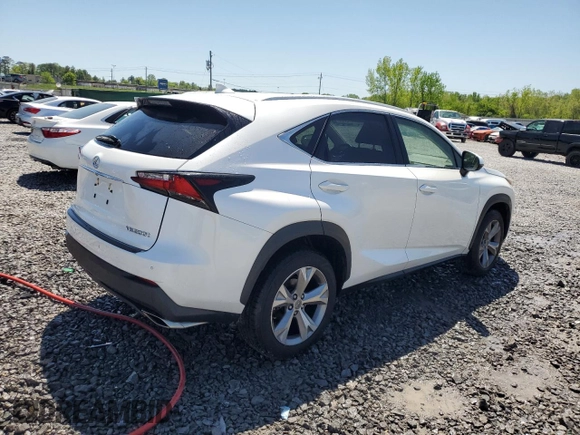2017 Lexus NX 200t with VIN JTJYARBZ2H2080852, listed as a Copart auction lot 52293225 with 71,304 mi miles and Salvage Title. Bid and sale history available at DreamBid. Image 3.