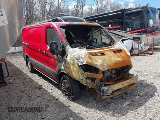2023 Ford Transit Cargo with VIN 1FTYE1Y80PKB99313, listed as a IAAI auction lot 41799937 with Not Provided miles. Bid and sale history available at carsss.com. Image 1.