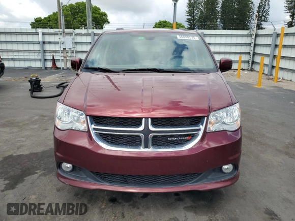 2019 Dodge Grand Caravan SXT with VIN 2C4RDGCGXKR807759, listed as a Copart auction lot 56098575 with 119,268 mi miles and Salvage Title. Bid and sale history available at DreamBid. Image 5.
