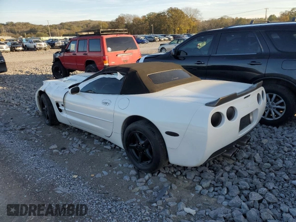 2001 Chevrolet Corvette with VIN 1G1YY32G415118282, listed as a Copart auction lot 78147574 with 0 mi miles and Salvage Title. Bid and sale history available at carsss.com. Image 2.