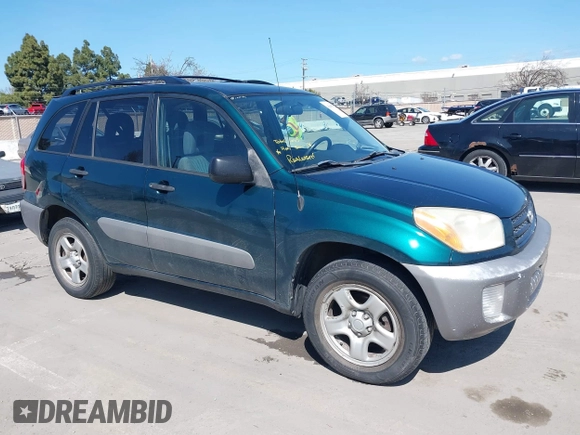2003 Toyota RAV4 with VIN JTEGH20V936014264, listed as a IAAI auction lot 41845767 with 142,137 mi miles. Bid and sale history available at carsss.com. Image 1.