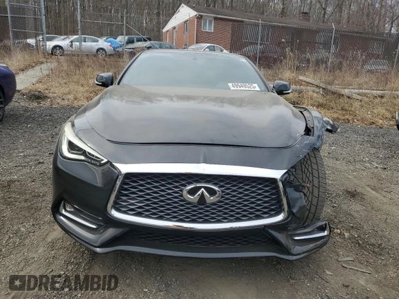 2017 Infiniti Q60 Premium with VIN JN1CV7EKXHM110109, listed as a Copart auction lot 49949525 with 45,424 mi miles and Salvage title. Bid and sale history available at DreamBid. Image 5.