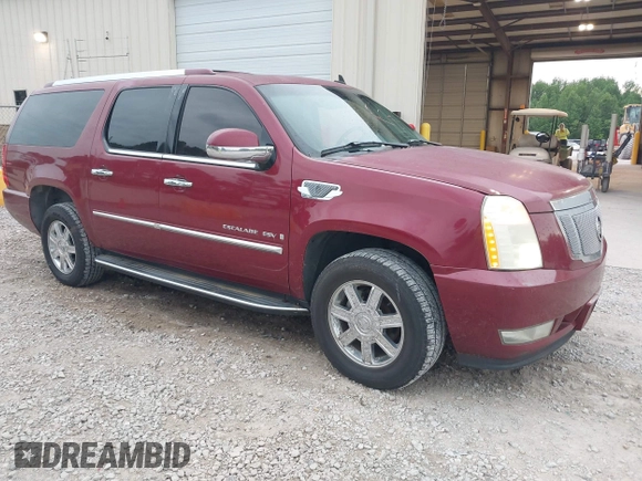 2007 Cadillac Escalade ESV z VIN 1GYFK66837R199579, wystawiony jako IAAI lot #42190566 z przebiegiem 196 910 mil mil oraz . Historia ofert i sprzedaży dostępna na DreamBid. Obrazek 1.