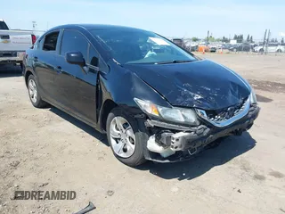 2013 Honda Civic LX with VIN 19XFB2F53DE090065, listed as a IAAI auction lot 42153224 with 143,459 mi miles and . Bid and sale history available at DreamBid. Image 1.