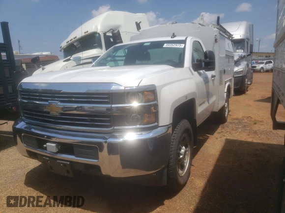 2015 Chevrolet Silverado 3500HD Work Truck with VIN 1GB3CYCG3FZ536316, listed as a Copart auction lot 62189165 with Not provided miles and Clean title. Bid and sale history available at DreamBid. Image 1.