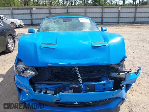 2022 Ford Mustang EcoBoost z VIN 1FATP8UH8N5115470, wystawiony jako IAAI lot #42065747 z przebiegiem 62 335 mil mil oraz . Historia ofert i sprzedaży dostępna na DreamBid. Obrazek 6.