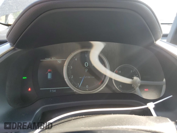 2022 Lexus RX 350 F Sport with VIN 2T2SZMDA6NC333238, listed as a Copart auction lot 62311605 with 57,786 mi miles and Salvage title. Bid and sale history available at DreamBid. Image 9.