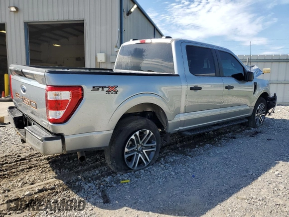 2023 Ford F-150 XL with VIN 1FTEW1EP5PKD03418, listed as a Copart auction lot 58406895 with 58,539 mi miles and Clean title. Bid and sale history available at DreamBid. Image 3.