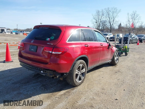 2017 Mercedes-Benz GLC with VIN WDC0G4KB5HF144051, listed as a IAAI auction lot 41944240 with 76,632 mi miles. Bid and sale history available at carsss.com. Image 4.