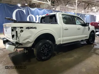 2024 Ford F-150 XLT with VIN 1FTFW3LD1RFB77689, listed as a Copart auction lot 47594205 with 2,800 mi miles and Non Repairable. Bid and sale history available at carsss.com. Image 3.