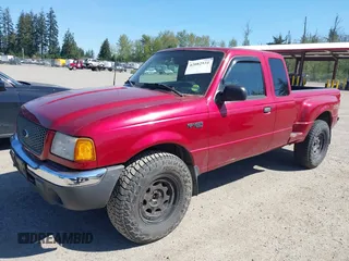 2001 Ford Ranger XL Fleet with VIN 1FTZR15E51PA28442, listed as a IAAI auction lot 42082931 with 167,209 mi miles. Bid and sale history available at carsss.com. Image 6.