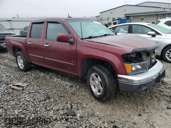 2009 GMC Canyon SLE1 with VIN 1GTCS139498113374, listed as a Copart auction lot 45015005 with 205,967 mi miles and Salvage Title. Bid and sale history available at carsss.com. Image 4.