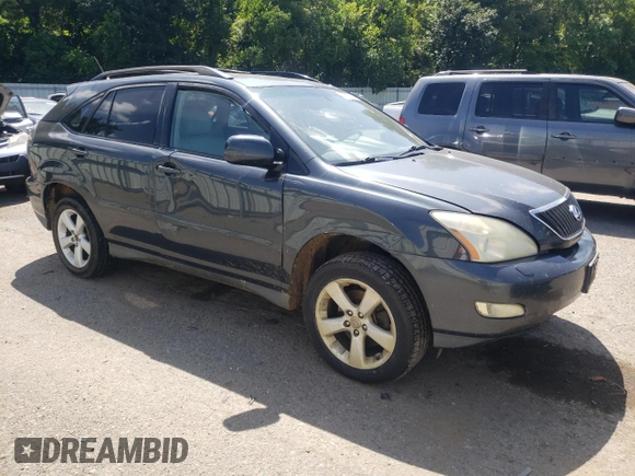 2006 Lexus RX 330 z VIN 2T2GA31U96C048377, wystawiony jako Copart lot #65579655 z przebiegiem Nie podano mil oraz Szkoda całkowita • Salvage title. Historia ofert i sprzedaży dostępna na DreamBid. Obrazek 4.