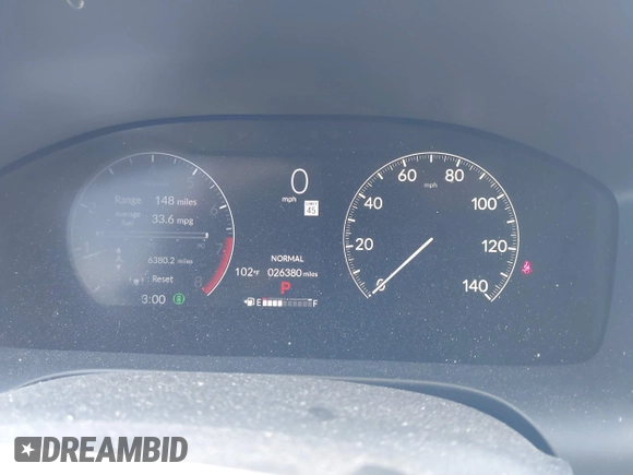 2024 Honda HR-V LX with VIN 3CZRZ1H30RM750097, listed as a IAAI auction lot 41864237 with 26,380 mi miles and . Bid and sale history available at DreamBid. Image 7.