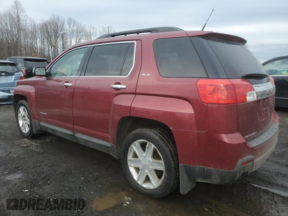 2012 GMC Terrain SLE-2 with VIN 2GKFLTE54C6379236, listed as a Copart auction lot 55805125 with 184,044 mi miles and Clean Title. Bid and sale history available at DreamBid. Image 2.