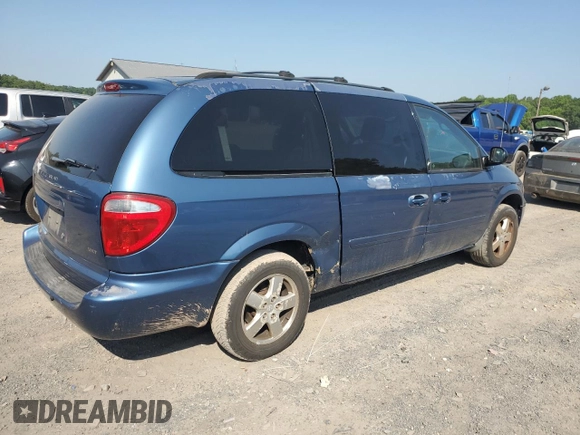 2006 Dodge Grand Caravan SXT z VIN 2D4GP44L06R699332, wystawiony jako Copart lot #58995465 z przebiegiem 55 324 mil mil oraz Szkoda całkowita • Salvage title. Historia ofert i sprzedaży dostępna na DreamBid. Obrazek 3.