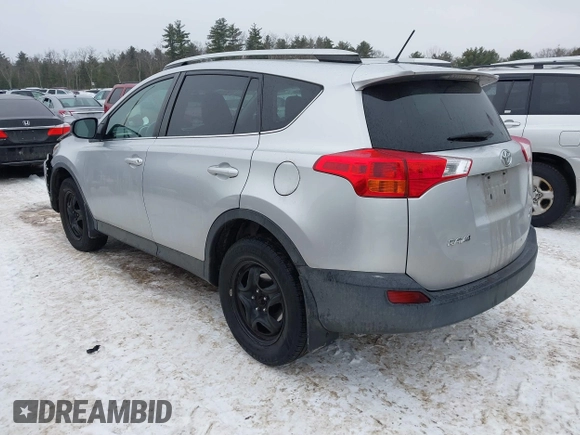 2015 Toyota RAV4 LE with VIN 2T3BFREV1FW242591, listed as a IAAI auction lot 41474610 with 107,577 mi miles. Bid and sale history available at carsss.com. Image 3.