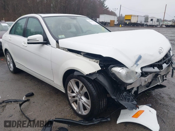 2012 Mercedes-Benz C-Class C 300 Sport with VIN WDDGF8BB3CA692642, listed as a IAAI auction lot 41941313 with 119,021 mi miles. Bid and sale history available at carsss.com. Image 1.