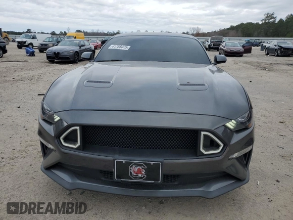 2018 Ford Mustang GT with VIN 1FA6P8CF8J5184795, listed as a Copart auction lot 45882485 with 96,733 mi miles and Salvage title. Bid and sale history available at DreamBid. Image 5.