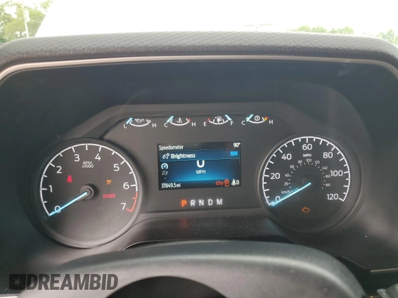 2022 Ford F-150 XL with VIN 1FTFW1E82NFB79062, listed as a Copart auction lot 61136015 with 37,849 mi miles and Salvage title. Bid and sale history available at DreamBid. Image 9.