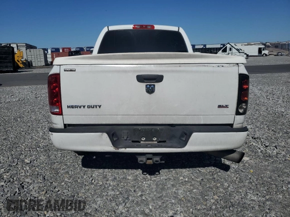2005 Dodge Ram 2500 ST with VIN 3D7KR28C25G738867, listed as a Copart auction lot 52388805 with 196,106 mi miles and Salvage Title. Bid and sale history available at carsss.com. Image 6.