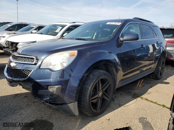 2015 Chevrolet Equinox LT with VIN 2GNALBEK3F1146012, listed as a Copart auction lot 52377875 with 116,715 mi miles and Salvage Title. Bid and sale history available at carsss.com. Image 1.