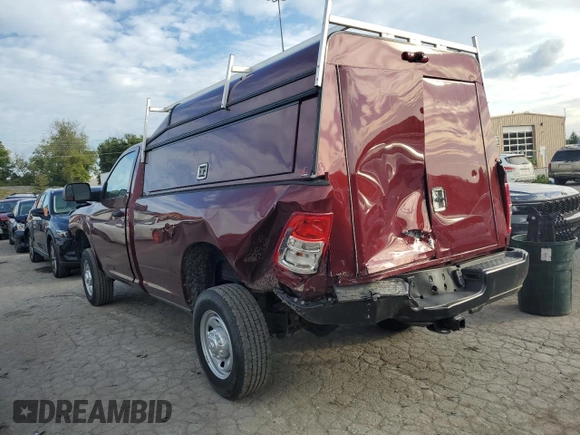2022 Ram 2500 Tradesman with VIN 3C6MR5AJ8NG273192, listed as a Copart auction lot 71347484 with 36,031 mi miles and Salvage Title. Bid and sale history available at carsss.com. Image 2.