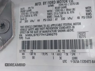 2017 Ford Transit Connect XL with VIN NM0LS7E77H1299270, listed as a IAAI auction lot 42174986 with 104,147 mi miles and . Bid and sale history available at DreamBid. Image 9.
