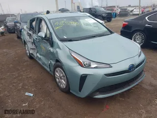 2022 Toyota Prius L Eco with VIN JTDKAMFU4N3164963, listed as a IAAI auction lot 41859931 with 5,118 mi miles. Bid and sale history available at carsss.com. Image 1.