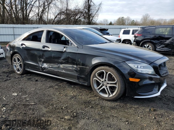 2015 Mercedes-Benz CLS-Class CLS 400 with VIN WDDLJ6FB7FA152999, listed as a Copart auction lot 80857103 with 90,554 mi miles. Bid and sale history available at carsss.com. Image 4.