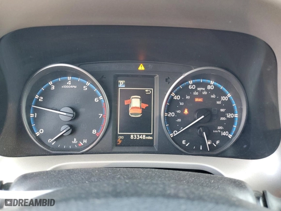 2018 Toyota RAV4 LE with VIN 2T3ZFREV3JW428351, listed as a Copart auction lot 49308465 with 83,348 mi miles and Salvage Title. Bid and sale history available at carsss.com. Image 9.