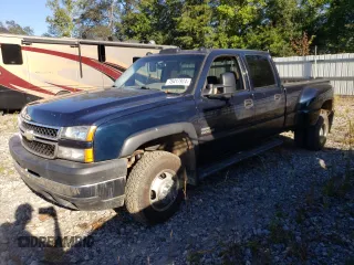 2006 Chevrolet Silverado 3500 DRW LT1 with VIN 1GCJK33D86F255841, listed as a Copart auction lot 75417924 with 212,136 mi miles and Salvage Title. Bid and sale history available at carsss.com. Image 1.