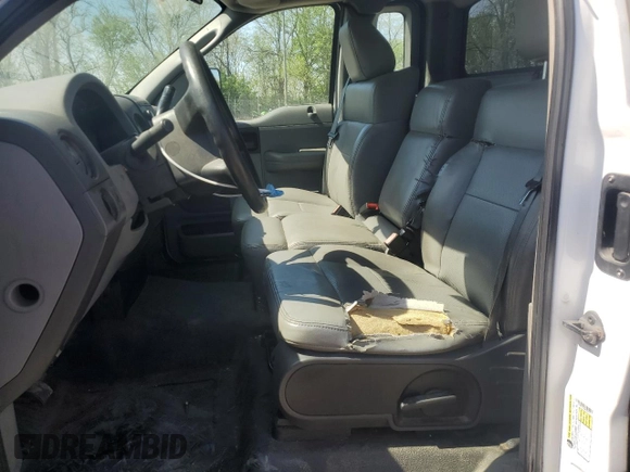 2008 Ford F-150 XL with VIN 1FTRF12258KC95137, listed as a Copart auction lot 53424845 with 210,017 mi miles and Clean Title. Bid and sale history available at carsss.com. Image 7.