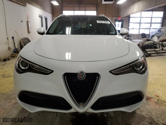 2021 Alfa Romeo Stelvio Ti with VIN ZASPAKBN1M7D17001, listed as a Copart auction lot 45541955 with 54,867 mi miles and Salvage Title. Bid and sale history available at carsss.com. Image 5.