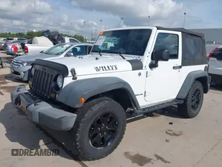 2015 Jeep Wrangler Willys Wheeler with VIN 1C4AJWAG0FL562536, listed as a IAAI auction lot 42384747 with 103,507 mi miles and . Bid and sale history available at DreamBid. Image 17.