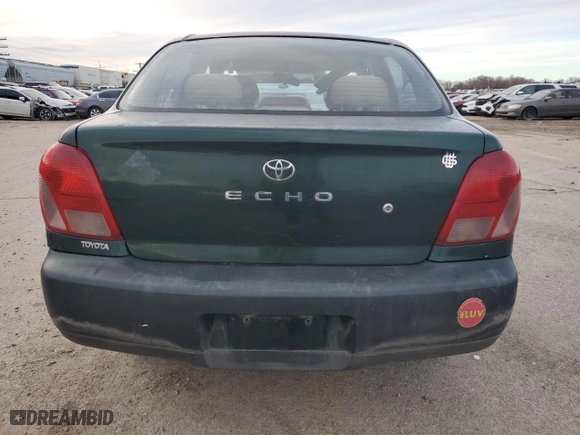 2002 Toyota ECHO with VIN JTDBT123520220105, listed as a Copart auction lot 86913744 with 150,983 mi miles and Salvage Title. Bid and sale history available at carsss.com. Image 6.