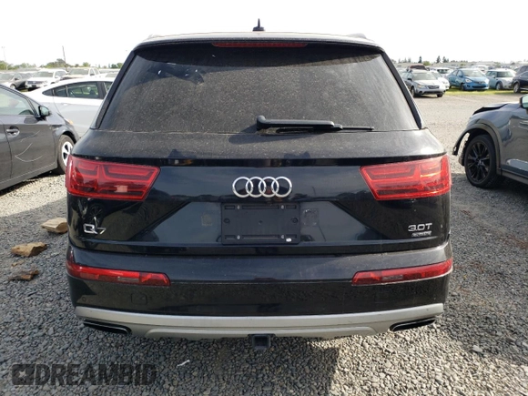 2017 Audi Q7 Premium Plus with VIN WA1LAAF70HD020610, listed as a Copart auction lot 52997525 with 129,215 mi miles and Clean Title. Bid and sale history available at carsss.com. Image 6.