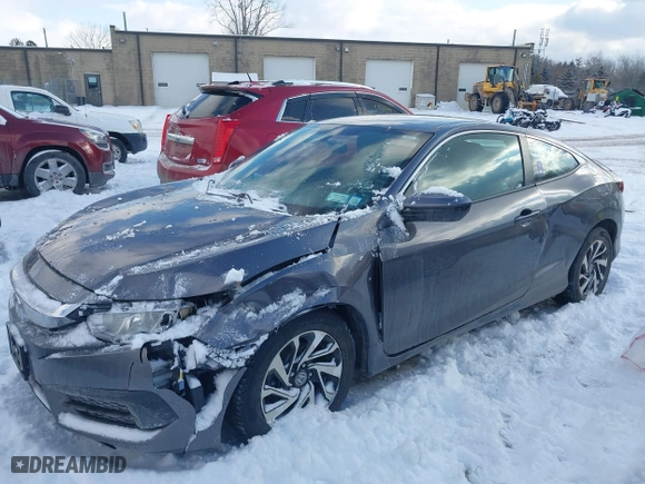 2017 Honda Civic Coupe LX with VIN 2HGFC4A59HH311924, listed as a IAAI auction lot 41401850 with 89,383 mi miles. Bid and sale history available at carsss.com. Image 18.