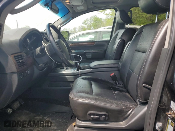 2012 Nissan Armada Platinum z VIN 5N1AA0NC8CN612390, wystawiony jako Copart lot #53537645 z przebiegiem 135 417 mil mil oraz Szkoda całkowita • Salvage title. Historia ofert i sprzedaży dostępna na DreamBid. Obrazek 7.
