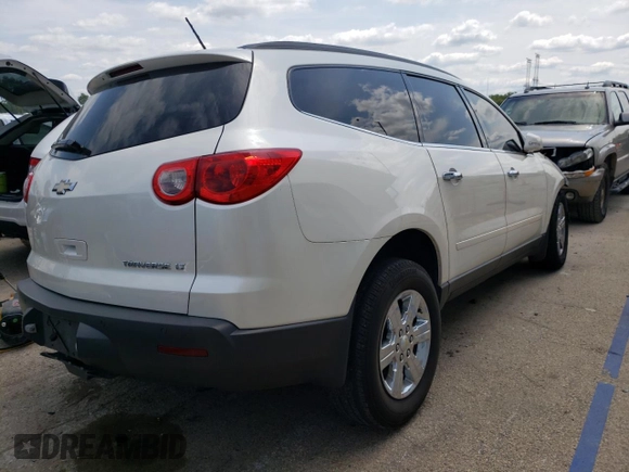 2012 Chevrolet Traverse 1LT with VIN 1GNKRGED9CJ318546, listed as a Copart auction lot 66034614 with Not Provided miles and Non Repairable. Bid and sale history available at DreamBid. Image 3.