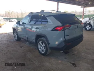 2020 Toyota RAV4 Hybrid XLE with VIN 2T3RWRFV0LW082793, listed as a IAAI auction lot 41674569 with 50,224 mi miles and . Bid and sale history available at DreamBid. Image 3.