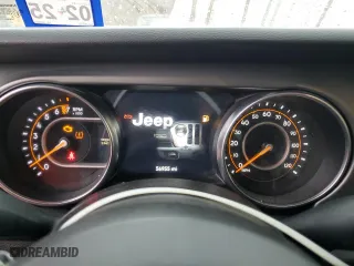 2021 Jeep Gladiator Sport S with VIN 1C6JJTAG7ML590031, listed as a Copart auction lot 43600245 with 56,955 mi miles and Salvage Title. Bid and sale history available at carsss.com. Image 9.